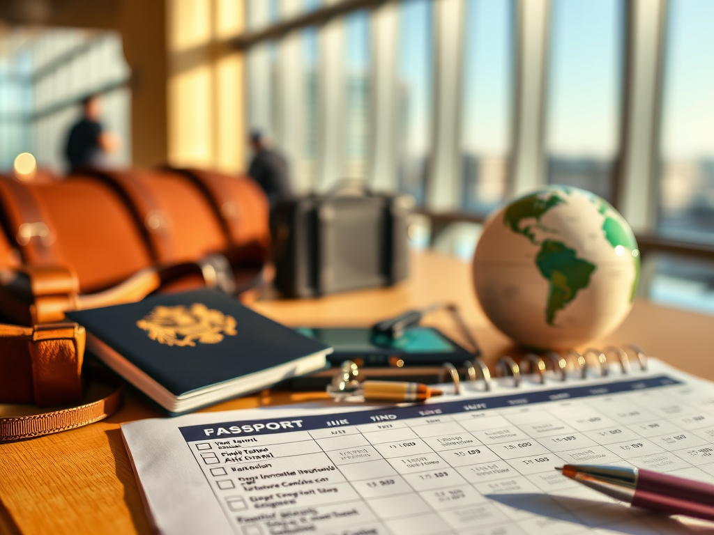 passport and checklist